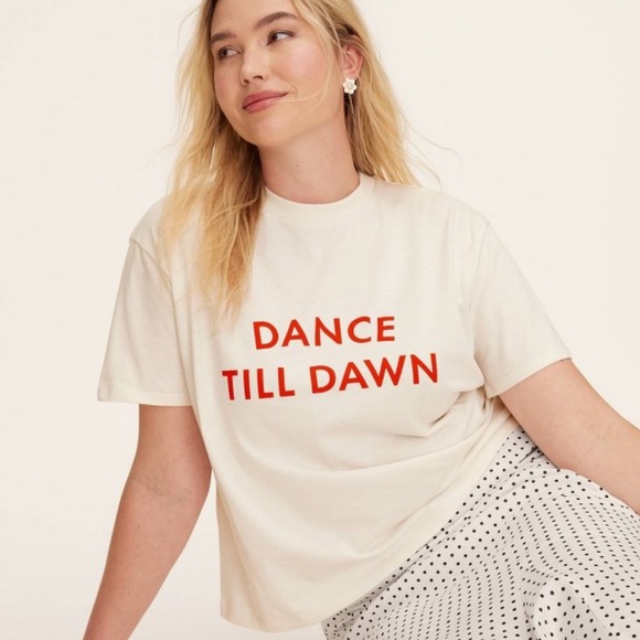 Kate Spade : Dance Till Dawn Boxy Tee - Picture 1 of 4